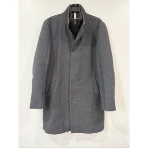 Zara Men’s Long Gray Coat Large
